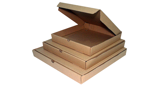 Коробки для пиццы из трёхслойного микрогофрокартона